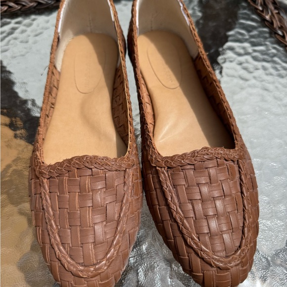 Ali Macgraw Elegant Brown Women’s Woven Loafers size 9.5 - Picture 7 of 8